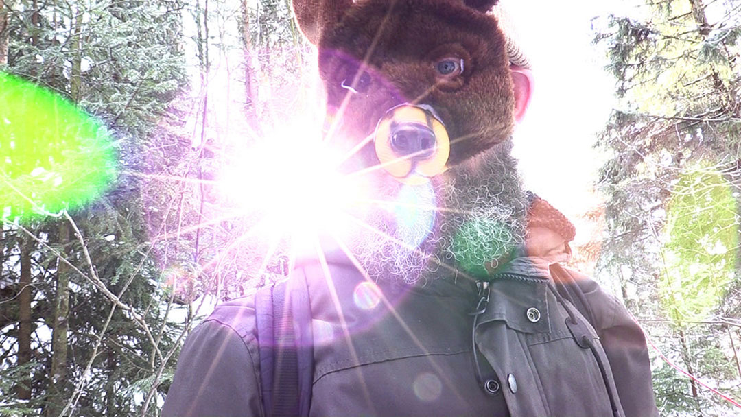 still from video short film about a Vietnam veteran reflections 40 years after the experience 