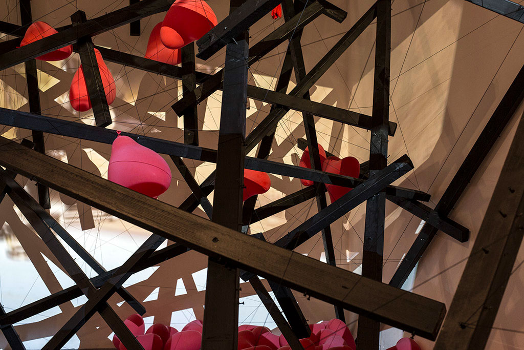 installation view, The Universe Speaks to You but Only at 4am - About Humanity, Umea, Sweden