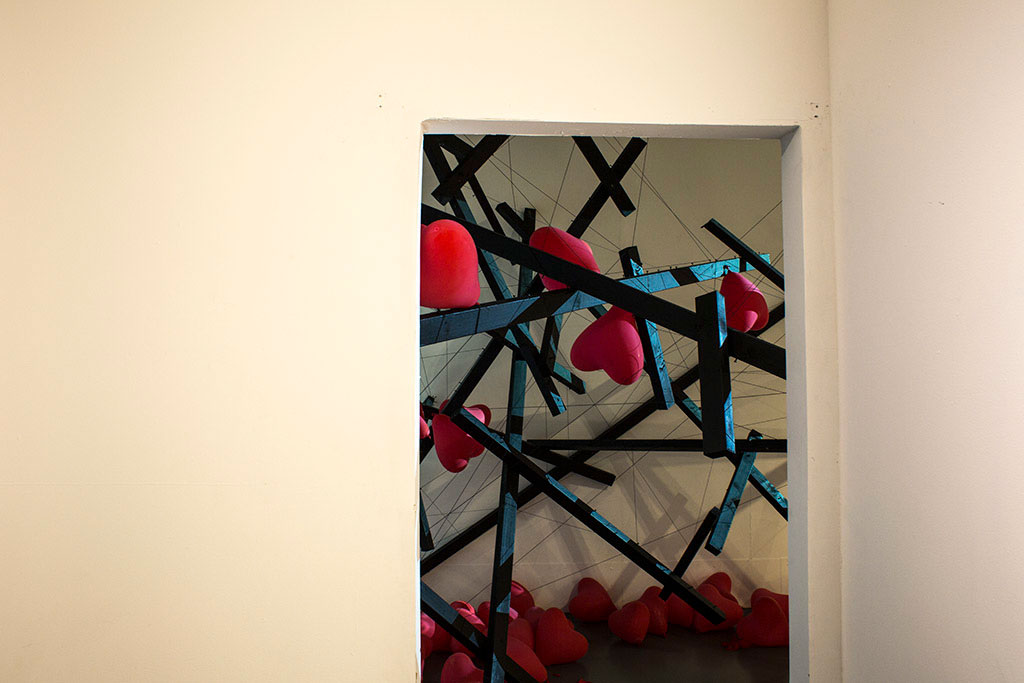 installation view, The Universe Speaks to You but Only at 4am - About Humanity, Umea, Sweden