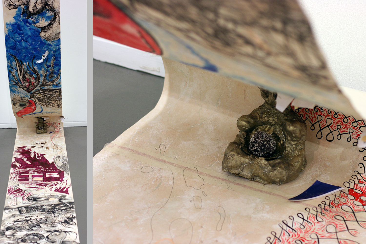 no ego in art making, art installations and objects created between 2014 and 2017 