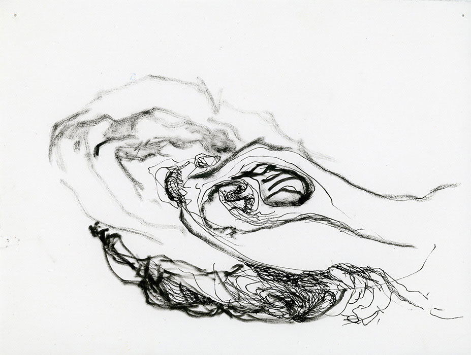 residual memories abstract contemporary drawing