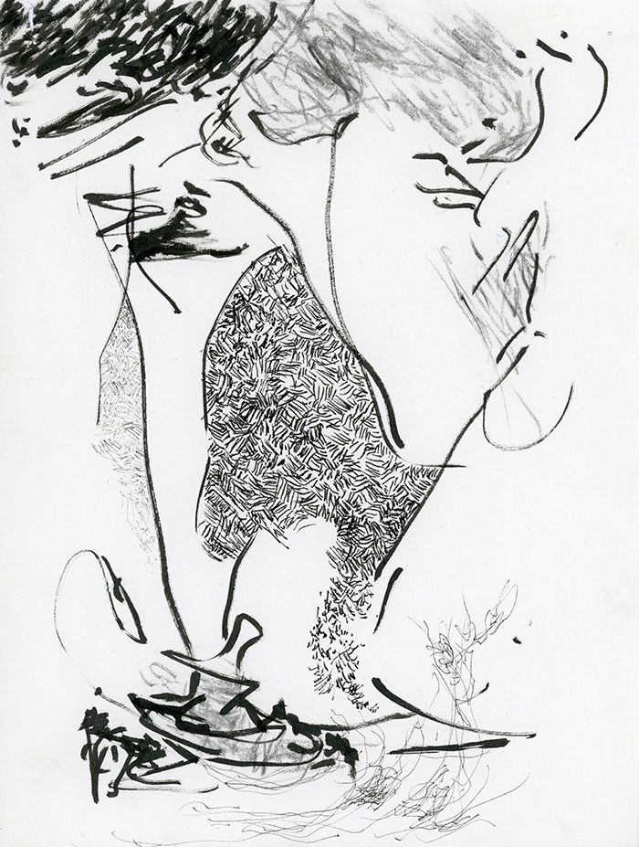 residual memories abstract contemporary drawing series