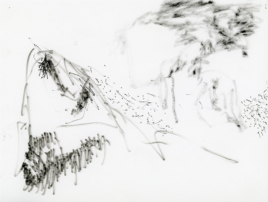 residual memories abstract contemporary drawing series