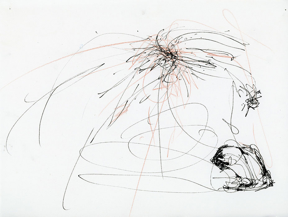residual memories abstract contemporary drawing series