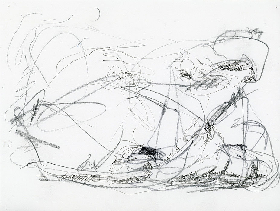 residual memories abstract contemporary drawing series