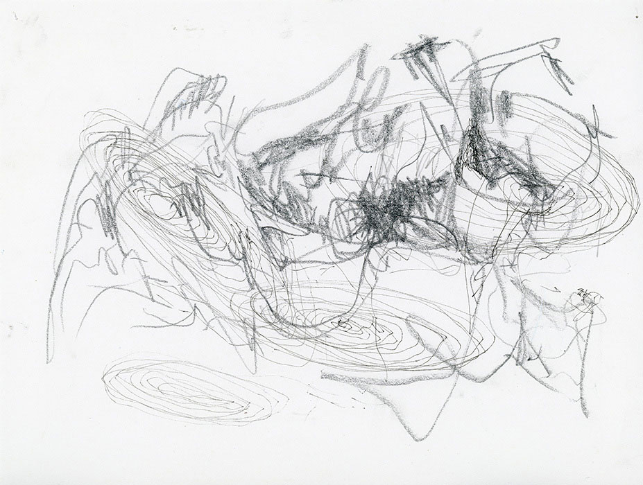 residual memories abstract contemporary drawing series