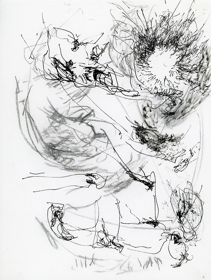residual memories abstract contemporary drawing series
