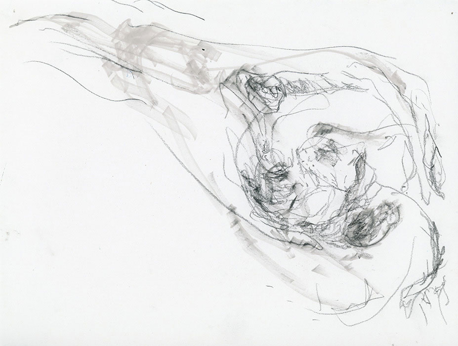 residual memories abstract contemporary drawing series
