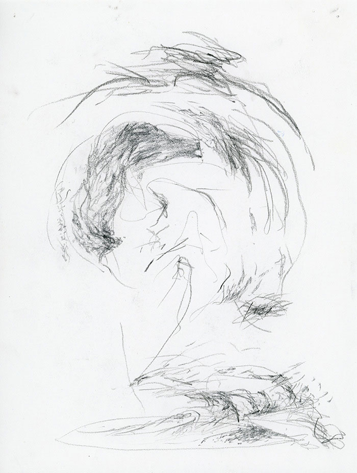 residual memories abstract contemporary drawing series