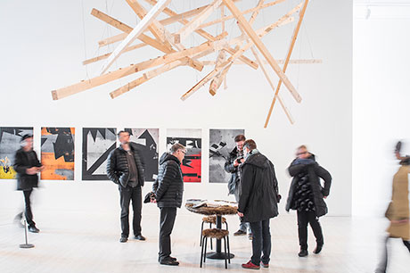 project - site specific installation and performance - And the future never comes at Bildmuseet, Umea, Sweden - Razvan Anghelache