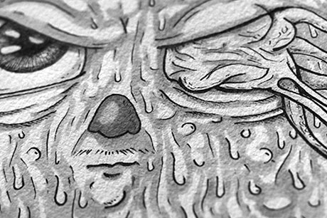 project - drawing series - deconstructing the dogma - Razvan Anghelache