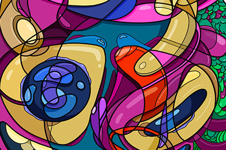 project - Razvan Anghelache drawing digital pop art print - Quarantine Friends Exposed