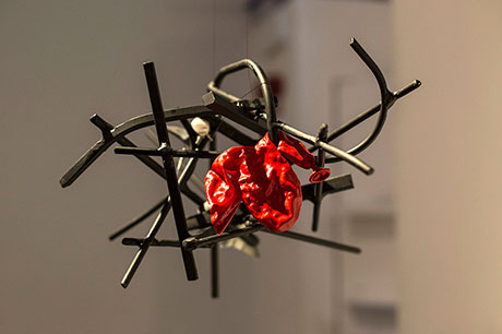 project - sculpture/installation, contemporary art - the universe speaks to you but only at 4 am, about the art market - Razvan Anghelache